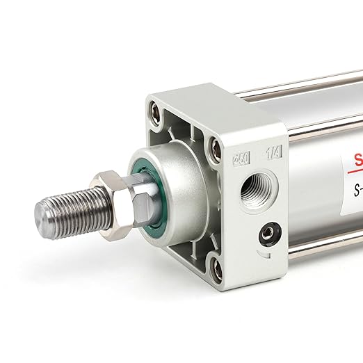 SNS Pneumatic Standard Air Cylinder S-SC 50 x 75 NPT 1/4, Bore: 2 inch, Stroke: 3 inch, Double Acting