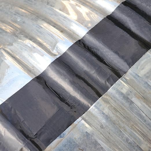 BOMEI PACK Black Aluminum Tape, 2 Inch x 165 Feet, Black Foil Tape for HVAC, Air Ducts, Pipe, Metal Repair, Waterproof