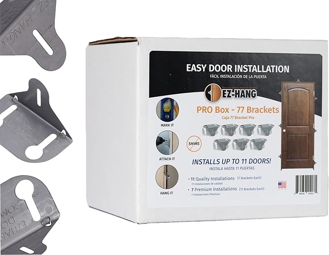 Strongest Door Install Kit - EZ-Hang Bulk | Installs 11 Doors