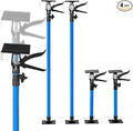 Cabinet Jack Support Pole, 19.7-114.2" Adjustable 3rd Hand Tool, Third Hand Tools for Installing Cabinets, Telescoping Poles 154LB Capacity Installation Jacks, Drywall Jack & Cargo Bar 4-Pack