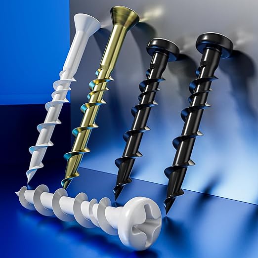(100 pcs) Pan Head Drywall Anchors 1-1/4" Black Anti Rust Coating, Bolt Anchor, Duty Hollow Wall Anchors