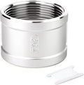 TAISHER 1PCS 304 Stainless Steel Cast Pipe Fitting, Coupling, 3" NPT Female Threaded