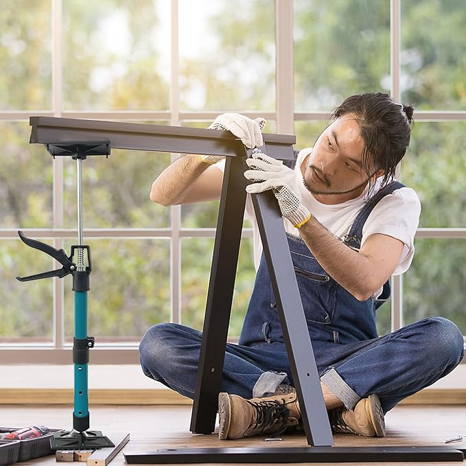 Adjustable Support Pole, Cabinet Jacks for Installing Cabinets, Telescoping Support Poles Range from 13.8'' to 24.6'' Third Hand Tool for Installation, 132 LB Capacity, 2 Packs