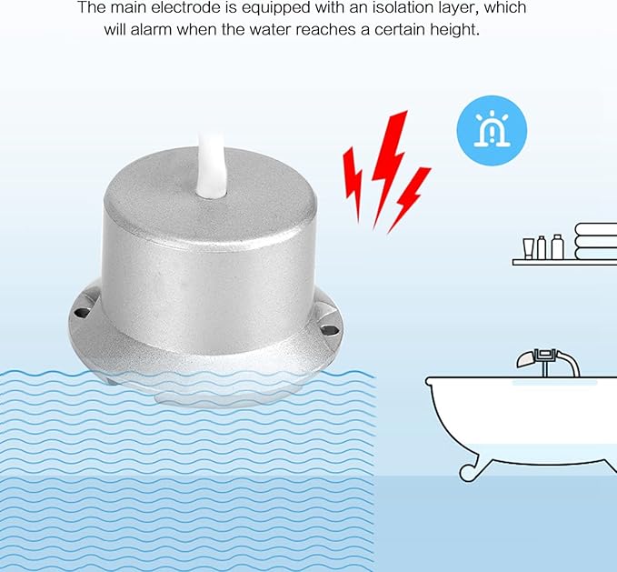Water Leak Detectors, Water Sensor Alarm Leak Detector Isolated Wired Water Leak Flood Alarm Sensor Detector 12v