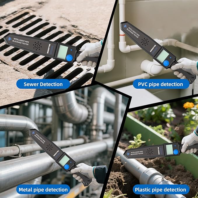 Pipe Locators Precision Blockage Detector for Water pipes underground pipes PVC pipes metal pipes Wall pipes