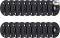 1/2" Antirust Black Floor Flange, 20 Pack Malleable iron Pipe Fittings for Industrial vintage style, Flanges with Threaded Hole for DIY Project/Furniture/Shelving Decoration (20, 1/2")