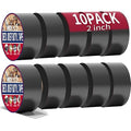 Butyl Joist Tape 2 inch, 2" x 50' Deck Joist Tape for Decking, 10 Rolls Waterproof and Anti-Corrosion Flashing Deck Tape Joist for Extend Deck Beam Roof Life Decking Tape