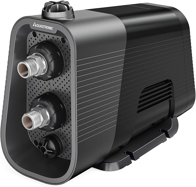 Aquastrong Smart 45 Whole House Water Pressure Booster Pump 80 PSI, 115V Automatic Variable Speed, Constant Pressure, Integrated Design, Self-Priming, for Home, Apartment, Shower, Garden, Shallow Well
