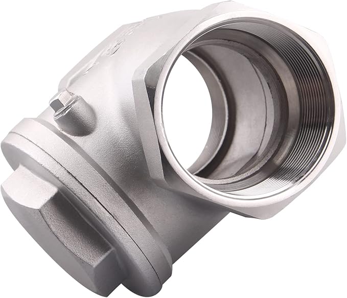 1-1/2 Inch Swing Check Valve - WOG 200 PSI Stainless Steel SS304 CF8M NPT