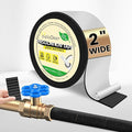 Pipe Insulation Wrap, 2 in X 13 Ft Foam Insulation Tape Self Adhesive Heat Tape for Water Pipes, Outdoor AC Line Pipes Winter Freeze Protection