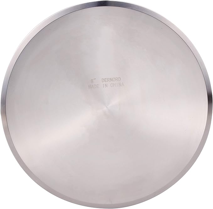 DERNORD Stainless Steel 304 Sanitary Fitting Clamp End Cap fits Tri-Clamp Ferrule Flange (8" Tube OD)