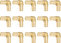 WMAXPFIT(15 Pack) 1/2 Inch PEX 90 Degree Elbow F1807, LF Brass crimp fitting for PEX-b pipe
