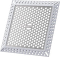 Not Moving Shower Drain Hair Catcher,Effective Hair Catcher Shower Drain,Square Flat Shower Drain Cover Protector Filter,Efficient Drainage,Hair Trap Stopper (Gray, 4 inch)
