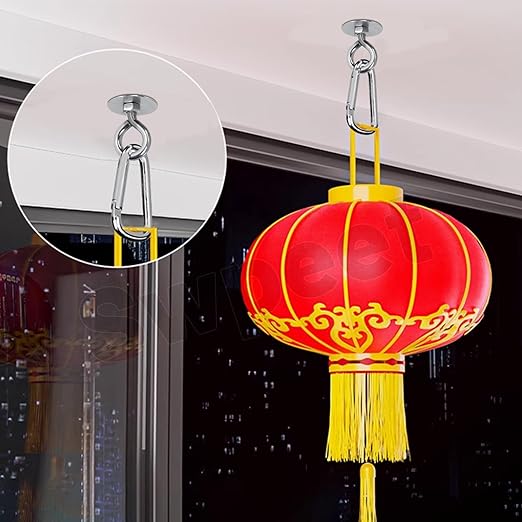 Swpeet 15 Set M5×75mm Eye Bolt Toggle Bolts and Wing Nut Kit with Hex Nuts, Washers Assortment Kit, Heavy Duty Butterfly Toggle Anchors Swag Hooks for Hanging Heavy Items on Drywall
