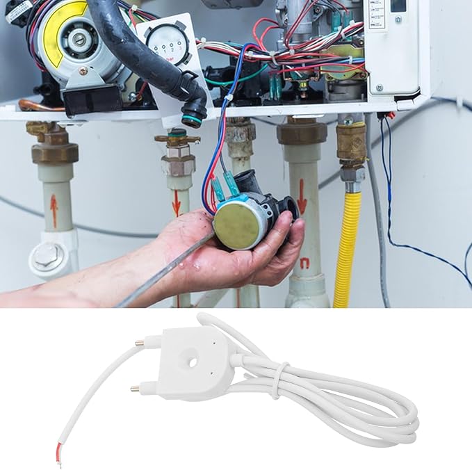 PartyKindom Water Leak Detector Probe with 1M Stainless Steel , Reusable Water Sensor Tool for Flood and Liquid Leak Detection in Homes and Basements