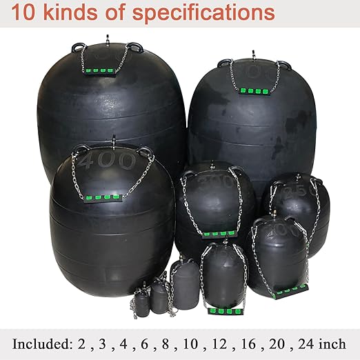 Inflatable Pipe Plug,Test Plug Plumbing,Sewer Test Plug,Inflatable Pipe Plug Balloon Plug,Pipe Test Plug,Plumbing Balloon Plug (6 inch)