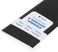 Aluminum Threshold Strip - Exterior Door Threshold for Doorways & Commercial Use - Aluminum Door Sill - ADA Wheelchair Compliance - Black Anodize 8" Wide by 48" Long.