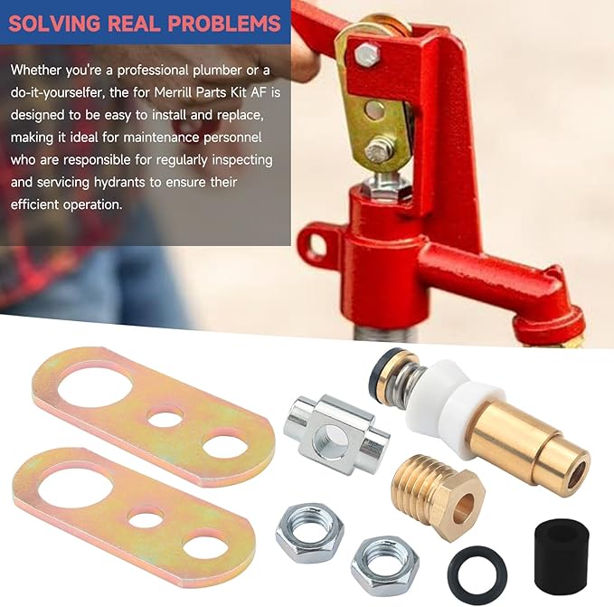 Hydrant Repair Kit for Merrill Pkaf Any Flow Hydrant, Hydrants Rebuild Kit Head Assembly Series Water Hydrant Faucet Repair Kit