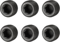 Pipe Plug Carbon Steel Internal Hex Thread Socket Pipe Plug Fitting - Fitting for (Sealing Port - Air Tanks - Water Outlets) 3/8 Inch NPT Male & 6 Pack