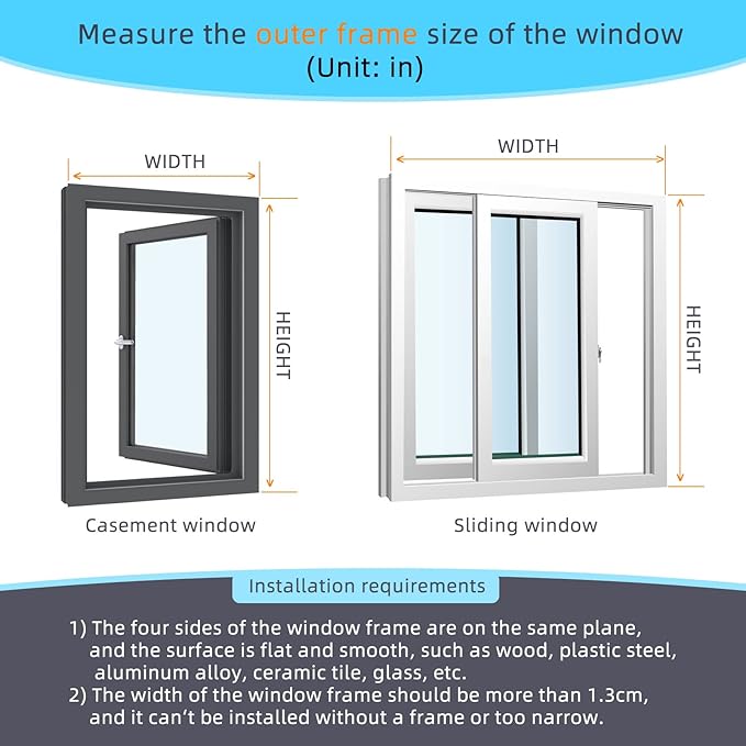DIY Magnetic Window Insulation Kit 59"x61" Indoor Clear Film for Heat and Cold Winterizing Kit Cuttable Transparent Window Covering
