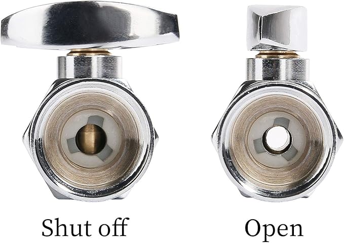 Watflow Water Shut Off Valve, Shower Head Water Saver, Shower Head Flow Restrictor, Shower or Garden Water Flow Control Valve 1/2"NPT…