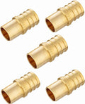 (Pack of 5) EFIELD Pex Crimp Brass Fitting 3/4" Pex x 1/2" Male Sweat Copper Adapter (Inside Copper Tube) Brass Fittings,(PEX1807123-5PCS)
