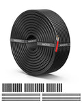 18 Gauge Wire 2 Conductor Electrical Wire, 18 AWG Stranded PVC Cord, 12V Low Voltage/Tinned Copper/Flexible/18/2 for Automotive Wire LED Strips Lamp Lighting Marine (50FT-15.24M)