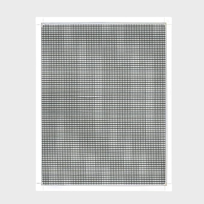 Metro Screenworks Custom Window Screens Fully Assembled and Ready to Install - Window Screen Replacement for House, (White) Pre-Framed Mesh Replacement Window Screens, Home, Patio, & More
