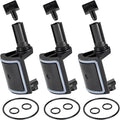 Replacement 4720 Diverter Valve 3-Pack with O-Rings Repair Kit – Works with 1.5" and 2" Diverter Valves – Compatible with 2 & 3 Port Gray Pool Spa Valves – Durable Seals & Easy Install