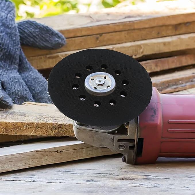 9-Inch 215mm Backing Plate for Drywall Sanders, 10-Hole Sanding Pad with 16mm Thread, Replacement Backing Pad for Dustless Wall Sanding Machines