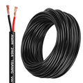 18 Gauge Wire 2 Conductor,18 AWG Electrical Wire Stranded PVC Cord Oxygen-Free Copper Cable,1000FT 2 Core Pure Copper Flexible Cable Wire for LED Lamp Lighting Strips Automotive (18AWG-2C, 1000FT)