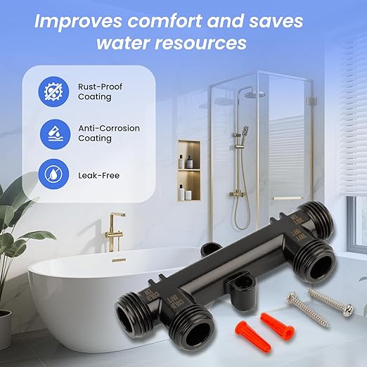 Upgraded 595926 Sensor Valve: Copper & Electrophoretic Coated - Fit for 500800/500805, Comfort Series Instant Hot Water Pump System 367010 Thermal Bypass Bridge Valve