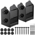 4x4 Post Base, 2Pcs Stainless Steel Adjustable Post Anchor Bracket (Internal 3.5 x 3.5), Adjustable Post Base for Pavilion Deck Porch Handrail Railing Support Decorative Anchor Plate