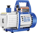 VIVOHOME 110V 1/4 HP 3.5 CFM Single Stage Rotary Vane Air Vacuum Pump with Oil Bottle