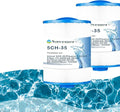 Savener® 5CH-35 PMAX50 Hot Tub Spa Filter Cartridge, Replaces Unicel 5CH-35, Filbur FC-0300, PAS35P, AK-90109, PLF5CH-35, 05015, SD-00780/SD-00650, Maax 104309, 35 Sq. Ft, 2 Pack