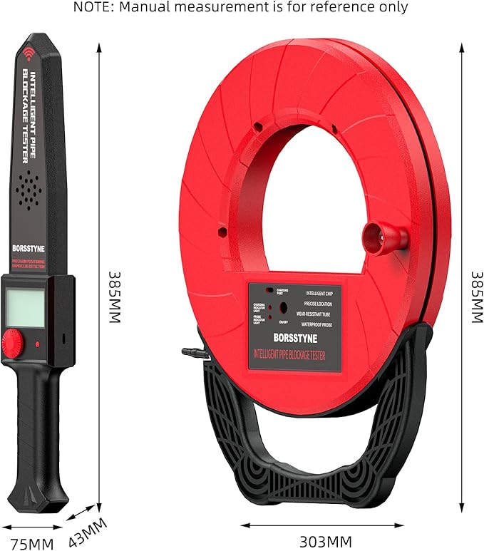 Pipe Locators Precision Blockage Detector for Water pipes underground pipes PVC pipes metal pipes Wall pipes
