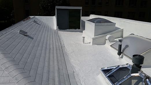 Rexoseal 2000 Waterproofing Roof Sealant - Liquid Rubber Coating System - Metal Roofs, Wood Roofs, Asphalt Shingle Roofs, Rubber Roofs and Rolled Roofs - Gray, 5 Gallon