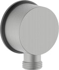 SA-0045-BN Round Handheld Shower Wall Supply Elbow, Wall-Mount Hose Connector, without Shower Head and Hose,Brushed Nickel Finished