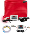 OEBLD Heat Tape for Water Pipes 80FT, Replaceable Smart Thermostat for Pipe Freeze Protection, Self-Regulating Roof Deicing Cable for Metal and Plastic Home Pipes, 110-120V