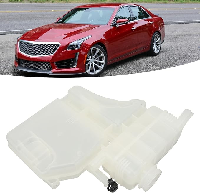 Engine Coolant Expansion Tank 22948113 Radiator Overflow Tank Automotive Engine Coolant Reservoir Tank for 2016 and Up Automotive Parts
