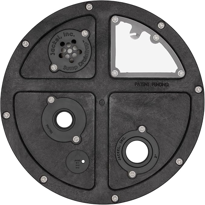 JACKEL 1/2 HP Pre-Plumbed Sump Pump System (Model: JPACK22S-250V)