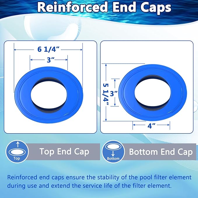 Oval Spa Filter Compatible with PDM30 Dream Maker Hot Tubs 461269, Filbur FC9940, 30 sq.ft Hot Tub Filter Cartridge 2PACK