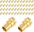 50-Pack HeSun Copper Press Fitting Adapter, 1/2" PRESS X 3/4" PEX-A Expansion F1960 Coupling, LF Brass