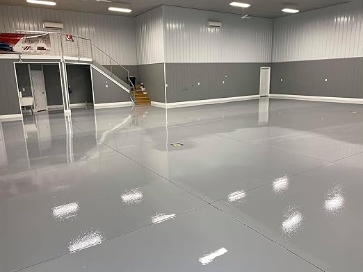 Epoxy Resin Coating 3 Gallon Kit - Sandstone - Standard Cure Speed - for Floors, Counter Tops, Garages & More -100% Solids -2 Components - Self Leveling, Chemical Resistant, Solvent-Free