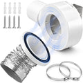 90° Magnetic Dryer Vent Coupling with 4 inch Hose,Strong Magnetic Self-connection Dryer Vent Coupler,Magnetic Dryer Vent Connector Kit for Connection and Disconnection