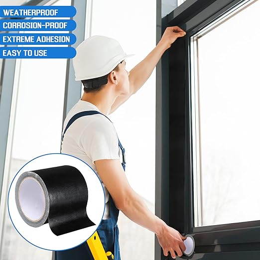Window Flashing Tape 3.75 Inch x 90 ft Acrylic Adhesive UV Resistant Flashing Tape Waterproof, Self Adhesive & Self Sealing for Window and Door Frames