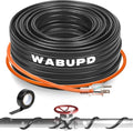 3FT-200FT Heat Tape for Water Pipes, -40°F Deicing Pipe Heat Cable,Electric Heating Cable Pipe,Frezze Protection for Heat Trace Cable for Metal, Plastic Home Pipes,Gutter,120V 5W/ft（9FT）