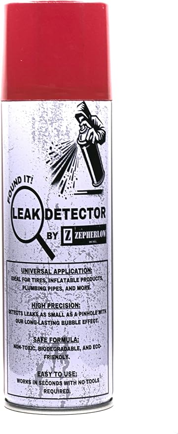 Universal Leak Detector Spray, High Precision Bubble Detection, for Tires, Gas Plumbing, Inflatable Products, HVAC Systems