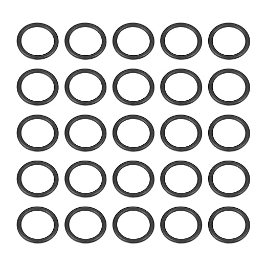 HARFINGTON 50pcs Nitrile Rubber O-Rings 18mm OD 13.2mm ID 2.4mm Width Metric Buna-N NBR Sealing Gasket Plumbing Sealing Repair O Rings for Car Auto Vehicle Repair Faucet Air Gas