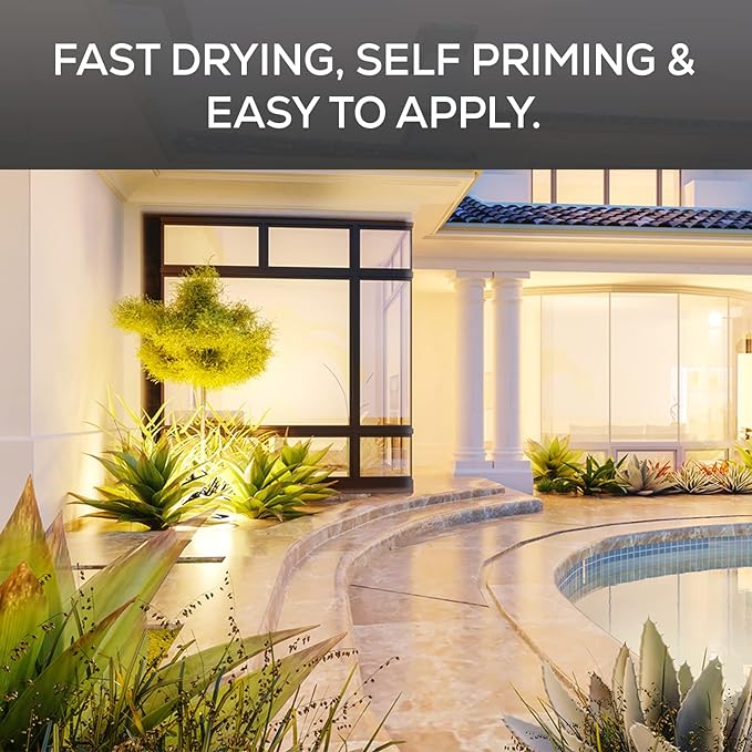 1 Gal. DOMINATOR Stone+ Gloss Clear Acrylic Sealer | Satin Finish Stone Sealer, Clay Brick Sealer | Color Enhancing | Professional Grade | Fast Dry | Indoor and Outdoor